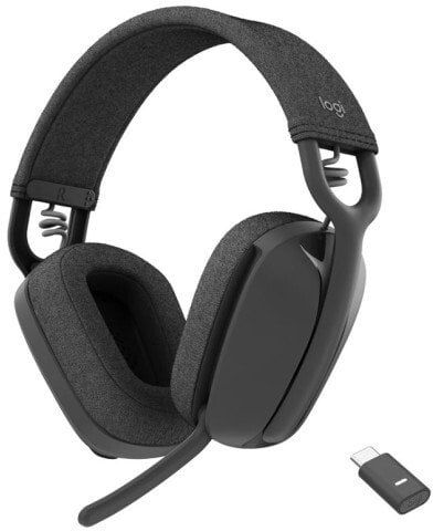 Słuchawki Logitech Zone Vibe Wireless MS Headphones Graphite. Szare słuchawki bezprzewodowe Logitech. Za 426.30 zł.