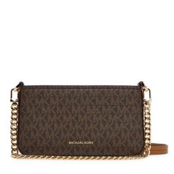 Torebka MICHAEL Michael Kors. Brązowe listonoszki damskie MICHAEL Michael Kors, bez wzorów, bez dodatków. Za 549.99 zł.