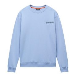 Bluza męska Napapijri B-Sovana C. Niebieskie bluzy męskie Napapijri, m, bez wzorów, bez ramiączek, bez kaptura. Za 239.99 zł.
