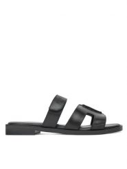 Lasocki Klapki RST-EMIE-29 Czarny. Czarne klapki damskie Lasocki, bez wzorów, ze skóry, bez obcasa, bez zapięcia. Za 139.99 zł.