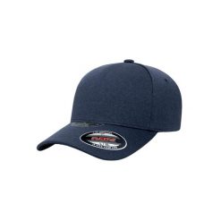 Czapka Flexfit Unipanel Melange. Niebieskie czapki damskie FLEXFIT, bez wzorów, z elastanu, sportowe. Za 105.90 zł.