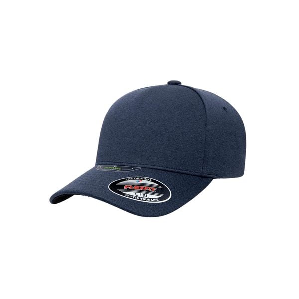Czapka Flexfit Unipanel Melange. Szare czapki damskie FLEXFIT, bez wzorów, z elastanu, sportowe. Za 107.40 zł.