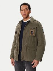Aeronautica Militare Kurtka przejściowa 262AB3087UCT04233 Khaki Regular Fit. Brązowe kurtki męskie Aeronautica Militare, m, bez wzorów, bez kaptura. Za 2,199.00 zł.