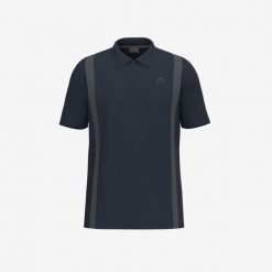Polo Head Club 25 Tech. Niebieskie koszulki sportowe męskie Head, m, bez wzorów, bez ramiączek, tenisowe. W wyprzedaży za 189.00 zł.