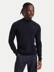KARL LAGERFELD Golf 655002 564399 Granatowy Regular Fit. Niebieskie swetry męskie KARL LAGERFELD, m, bez wzorów, z wełny, bez kołnierzyka, bez ramiączek. Za 569.99 zł.