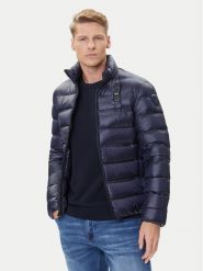 Blauer Kurtka puchowa 25WBLUC03090 Granatowy Regular Fit. Niebieskie kurtki męskie Blauer, m, bez wzorów, z puchu, bez kaptura. Za 1,399.00 zł.