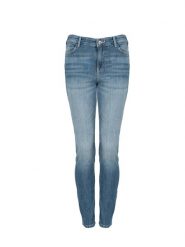 Guess Jeansy "Skinny" | W2GA46D4MSA | Kobieta | Niebieski. Niebieskie jeansy damskie Guess, z aplikacjami, z bawełny, eleganckie. W wyprzedaży za 279.00 zł.