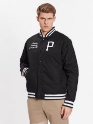 Primitive Kurtka bomber Union Varsity PA123104 Czarny Regular Fit. Czarne kurtki męskie Primitive, m, bez wzorów, z bawełny, bez kaptura. Za 849.99 zł.