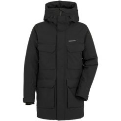 Parka Didriksons Drew. Czarne parki damskie Didriksons, na jesień, bez wzorów, sportowe, bez kołnierzyka, bez kaptura. Za 814.99 zł.