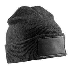 Czapka Zimowa Unisex Dla Dorosłych Z Ociepliną Do Nadruku. Szare czapki damskie RESULT, na zimę, z aplikacjami, z dzianiny. Za 35.99 zł.