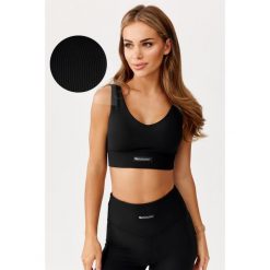 Stanik sportowy fitness Rough Radical Sports Bra Harmony. Czarne bielizna sportowa damska ROUGH RADICAL, l, bez wzorów. W wyprzedaży za 118.92 zł.