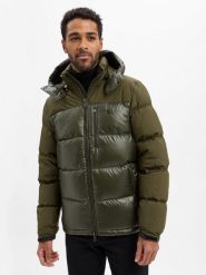 Polo Ralph Lauren Męska kurtka puchowa Mężczyźni zielony jednolity, S. Zielone kurtki męskie Polo Ralph Lauren, m, bez wzorów, z puchu, sportowe, bez kaptura. Za 1,599.95 zł.