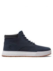 Timberland Trzewiki Maple Grove Lthr Chk TB0A28940191 Granatowy. Niebieskie botki męskie Timberland, bez wzorów, z nubiku, bez obcasa, bez zapięcia. Za 489.99 zł.
