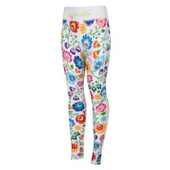 Legginsy sportowe damskie EXTREME HOBBY FOLK 2. Białe legginsy damskie EXTREME HOBBY, s, bez wzorów, z dzianiny, długie, do biegania. Za 229.00 zł.