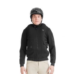 Kurtka zapinana na zamek błyskawiczny Horse Pilot. Czarne kurtki męskie HORSE PILOT, bez wzorów, sportowe, bez kaptura. Za 1,119.10 zł.