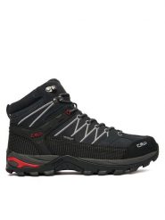CMP Trekkingi Rigel Mid Wp Waterproof 3Q12947 Czarny. Czarne botki męskie CMP, bez wzorów, ze skóry, bez obcasa, bez zapięcia. Za 399.99 zł.