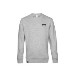 Bluza z naszywką logo 226ERS. Szare bluzy damskie 226ERS, na zimę, z aplikacjami, bez ramiączek, bez kaptura. Za 376.00 zł.
