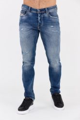 DIESEL Niebieskie jeansy męskie 1986 LARKEE-BEEX. Niebieskie jeansy męskie Diesel, z bawełny. W wyprzedaży za 419.99 zł.