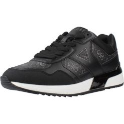 Buty GUESS FLFMIC ELE12 MICKAY Czarny. Czarne obuwie trekkingowe damskie Guess, z syntetyku, bez zapięcia. Za 555.10 zł.