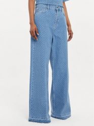 Custommade Jeansy Oteca Dots 999449608 Niebieski Wide Leg. Niebieskie jeansy damskie Custommade, bez wzorów, z bawełny. Za 919.99 zł.