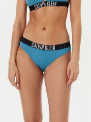 Calvin Klein Swimwear Dół od bikini KW0KW02856 Niebieski. Niebieskie bikini Calvin Klein Swimwear, s, bez wzorów, z syntetyku. Za 119.99 zł.