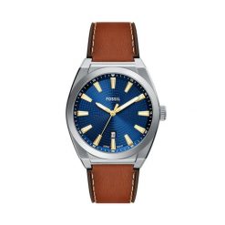 Zegarek Fossil. Brązowe zegarki męskie FOSSIL, bez wzorów. Za 579.99 zł.