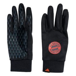 Rękawice FC Bayern Fieldplayer. Brązowe rękawiczki damskie Adidas, bez wzorów. Za 119.00 zł.