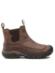 Keen Sztyblety Anchorage Boot III Wp 1017790 Brązowy. Brązowe botki męskie Keen, bez wzorów, ze skóry, bez obcasa, bez zapięcia. Za 519.99 zł.