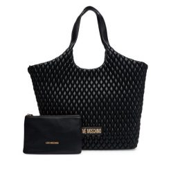 Torebka LOVE MOSCHINO. Czarne shopperki damskie Love Moschino, bez wzorów, bez dodatków. Za 1,829.00 zł.