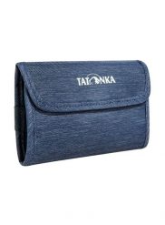 Portfel Tatonka Money Box - navy. Niebieskie portfele męskie Tatonka, bez wzorów. Za 75.30 zł.
