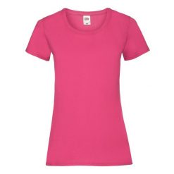 Koszulka Damska Valueweight. Czerwone bluzki damskie fruit of the loom, s, bez wzorów, sportowe, bez kołnierzyka, bez ramiączek. Za 35.99 zł.