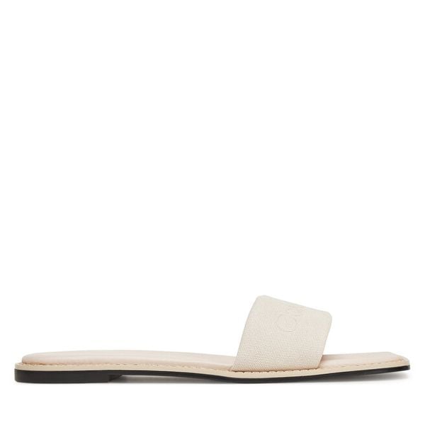 Klapki Calvin Klein. Klapki damskie Calvin Klein, bez wzorów, bez obcasa, bez zapięcia. Za 259.99 zł.