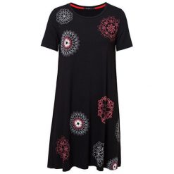 Desigual Sukienka damska Vest Liricaa Negro 19SWVK86 2000 (rozmiar S). Spódnice damskie Desigual, na co dzień, s, bez wzorów, bez kołnierzyka, bez ramiączek. W wyprzedaży za 160.00 zł.