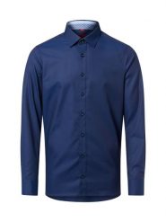 Finshley & Harding koszula biznesowa Mężczyźni Slim Fit Bawełna niebieski, 38. Niebieskie koszule męskie Finshley & Harding, m, bez wzorów, z bawełny, biznesowe, bez kołnierzyka, bez ramiączek. Za 199.95 zł.