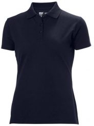 Helly Hansen Women's T-shirt HELLY HANSEN Manchester Polo, blue S. Niebieskie t-shirty damskie Helly Hansen, s, bez wzorów, bez kołnierzyka, bez ramiączek. Za 116.03 zł.