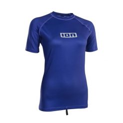 Koszulka surfingowa damska ION Lycra Promo LS concord-blue. Niebieskie bluzki damskie ION, l, bez wzorów, z lycry, sportowe, bez kołnierzyka, bez ramiączek. Za 189.99 zł.