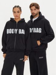 2005 Bluza Unisex Body Bag Czarny Oversize. Czarne bluzy męskie 2005, m, bez wzorów, z bawełny, bez ramiączek, bez kaptura. Za 269.99 zł.