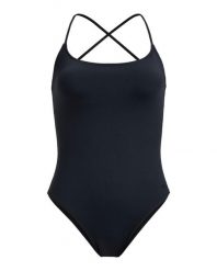 Jednoczęściowy strój kąpielowy dla Kobiety BEACH CLASSICS STRAPPY OP Czarny. Czarne stroje kąpielowe damskie Roxy, xs, bez wzorów, z elastanu. Za 325.00 zł.