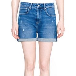 Pepe Jeans Mary Szorty Niebieski. Niebieskie szorty damskie Pepe Jeans, bez wzorów, z bawełny. Za 283.95 zł.
