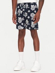 Tommy Jeans Szorty materiałowe Slub Aop Beach DM0DM21947 Granatowy Regular Fit. Niebieskie szorty męskie Tommy Jeans, bez wzorów, z bawełny. Za 189.99 zł.