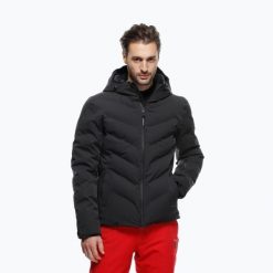 Kurtka narciarska męska Dainese Etesia Aerosense Dry. Czarne kurtki sportowe męskie Dainese, na zimę, m, bez wzorów, z materiału, bez kaptura, narciarskie. Za 1,499.00 zł.