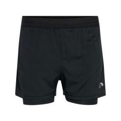 Szorty damskie Newline core. Czarne szorty damskie Newline, bez wzorów, sportowe. Za 186.50 zł.