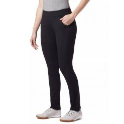 Damskie spodnie turystyczne Columbia Anytime Casual Pull On. Czarne spodnie sportowe damskie Columbia, na lato, bez wzorów, z elastanu, casualowe, trekkingowe. W wyprzedaży za 241.00 zł.