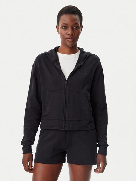 Calvin Klein Underwear Bluza LV00QS7504 Czarny Regular Fit. Czarne bluzy damskie Calvin Klein Underwear, l, bez wzorów, z bawełny, bez ramiączek, bez kaptura. Za 199.99 zł.