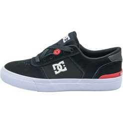 Trampki DC Shoes Teknic S, Mężczyźni. Czarne trampki męskie DC Shoes, bez wzorów, z zamszu, sportowe, bez zapięcia. Za 490.00 zł.