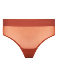 DKNY Bokserki DK8195 Brązowy. Brązowe majtki damskie DKNY, z syntetyku. Za 79.99 zł.