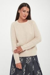 Sweter damski z alpaki Ghiacci WEEKEND MAX MARA. Swetry nierozpinane damskie Weekend Max Mara, l, bez wzorów, bez kołnierzyka, bez ramiączek. Za 919.00 zł.