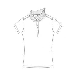 Koszulka polo damska CMP. Białe bluzki damskie CMP, xs, bez wzorów, bez kołnierzyka, bez ramiączek. Za 143.50 zł.