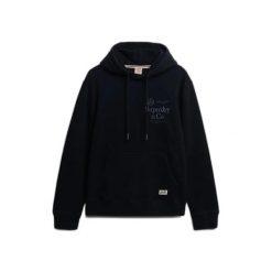Bluza z kapturem Superdry 1954 Company. Niebieskie bluzy męskie Superdry, m, bez wzorów, bez ramiączek, z kapturem. Za 349.55 zł.