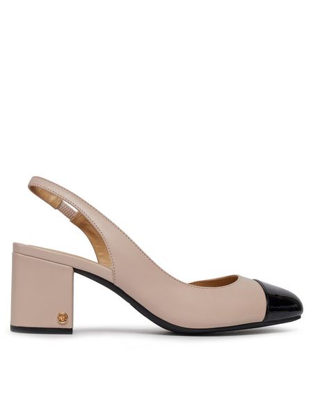 MICHAEL Michael Kors Czółenka Perla Flex Sling Pump 40R4PLMP1L Różowy. Czerwone czółenka damskie MICHAEL Michael Kors, bez wzorów, ze skóry, bez obcasa, bez zapięcia. Za 569.99 zł.